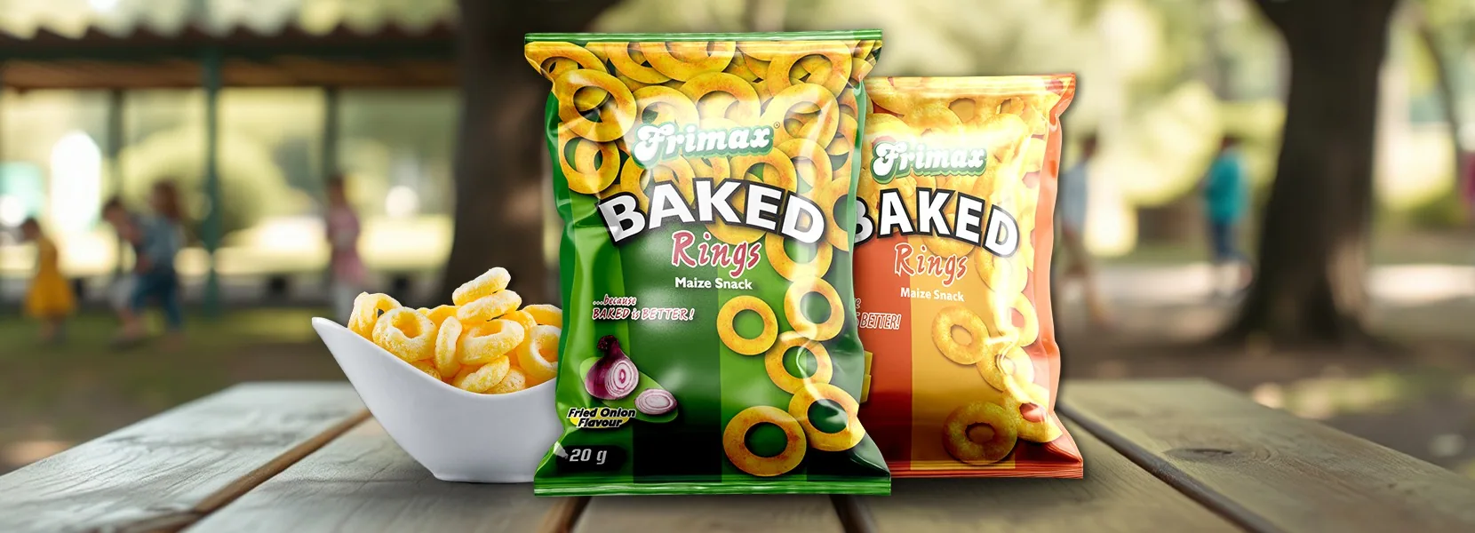 Baked Rings snack range